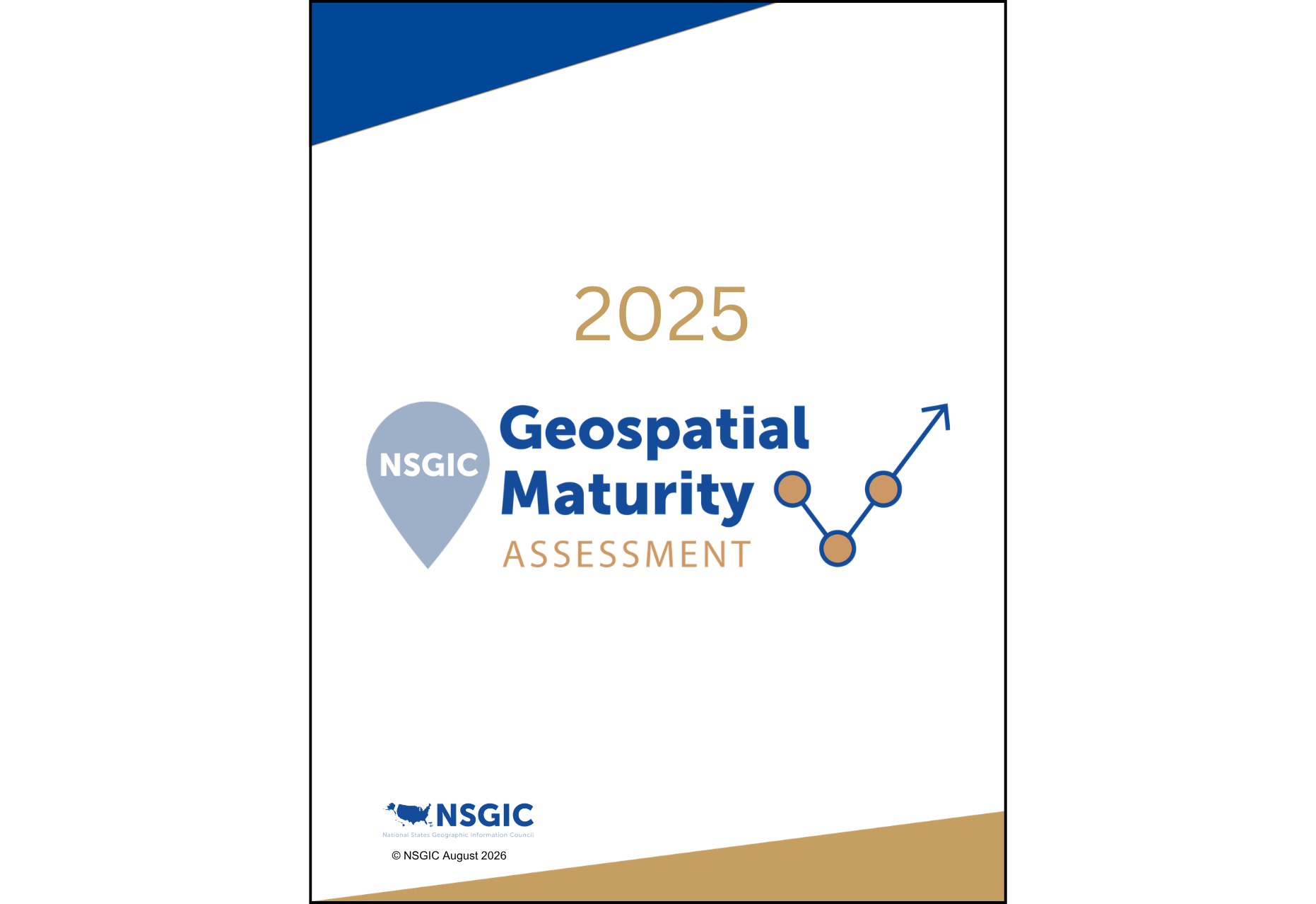 2025 NSGIC Geospatial Maturity Assessment, copyright NSGIC August 2026